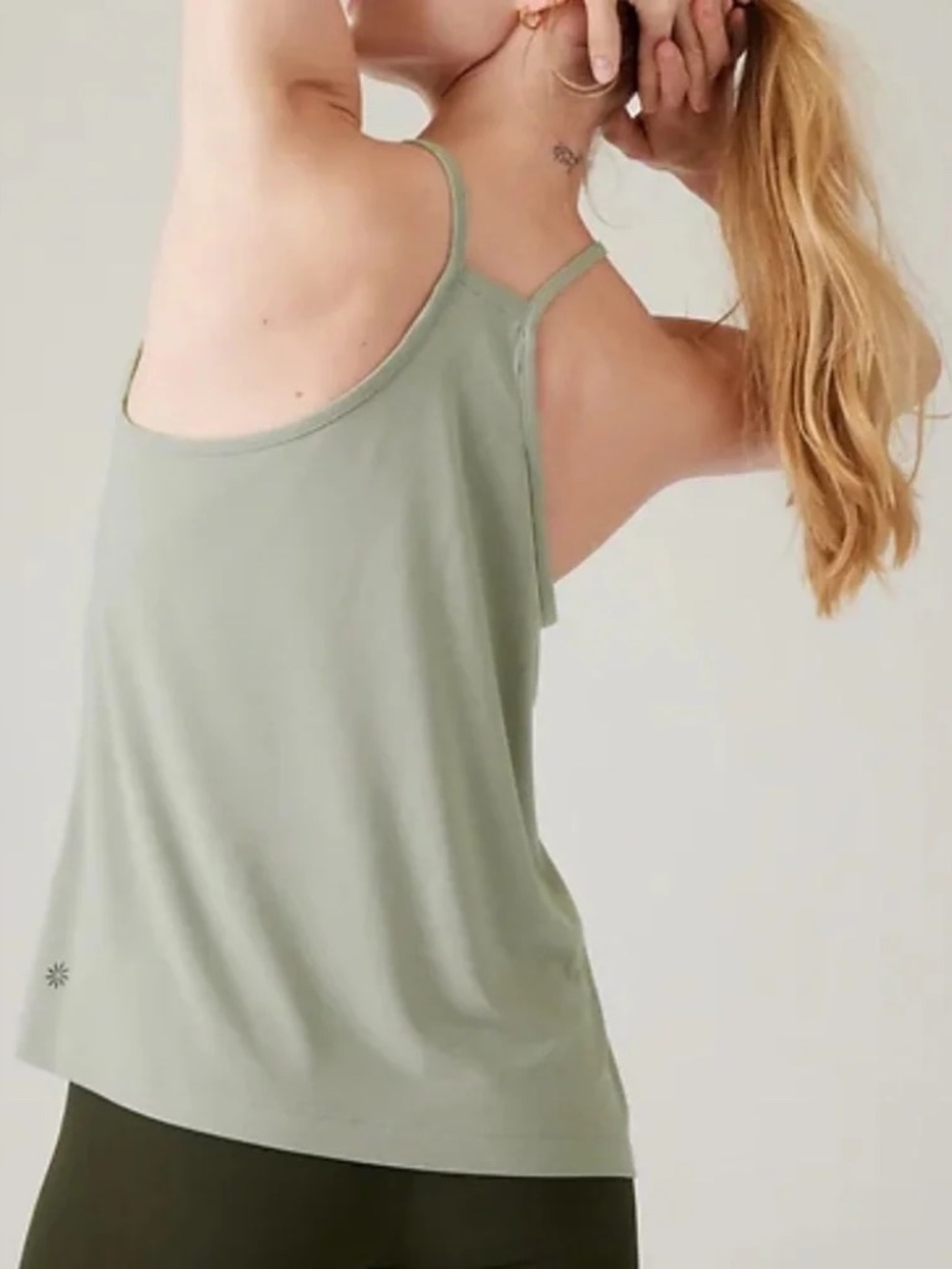 Athleta | M | Explore Tank | Sage | Racerback Workout Strap Top